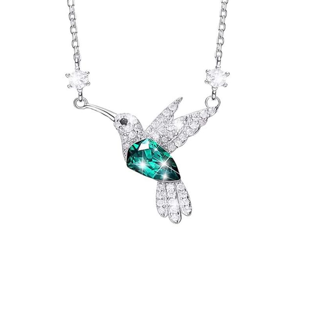 Bird Rhinestone Necklace