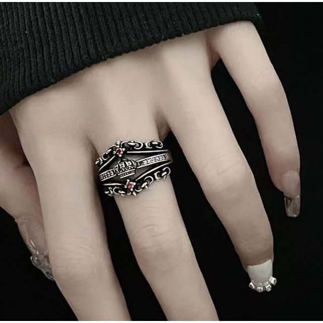 Ring Alloy Rhinestone