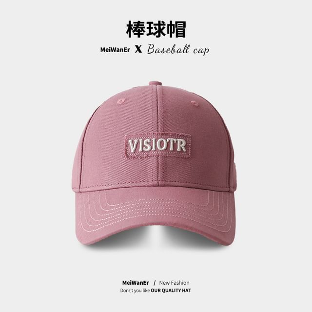 Embroidered Lettering Cap Baseball