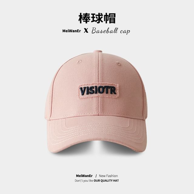 Embroidered Lettering Cap Baseball