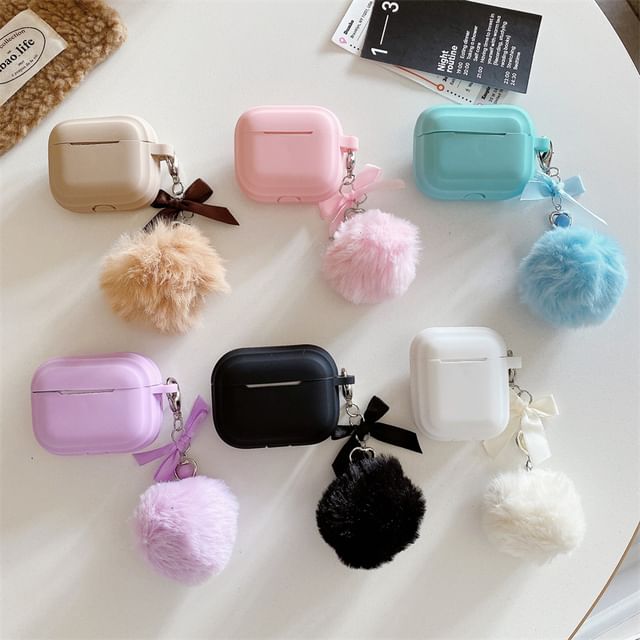 Ribbon Pom Pom AirPods / Pro Earphone Case Skin