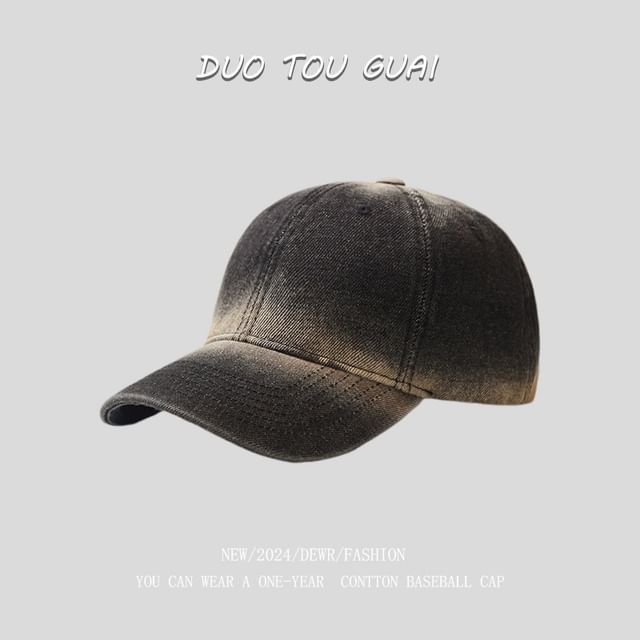 Denim Cap Washed Baseball