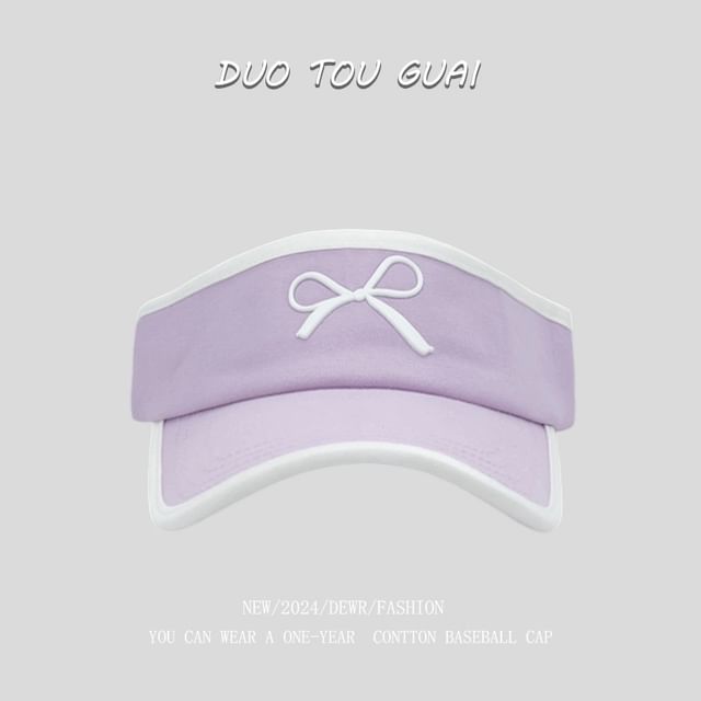 Visor Contrast Sun Bow Trim