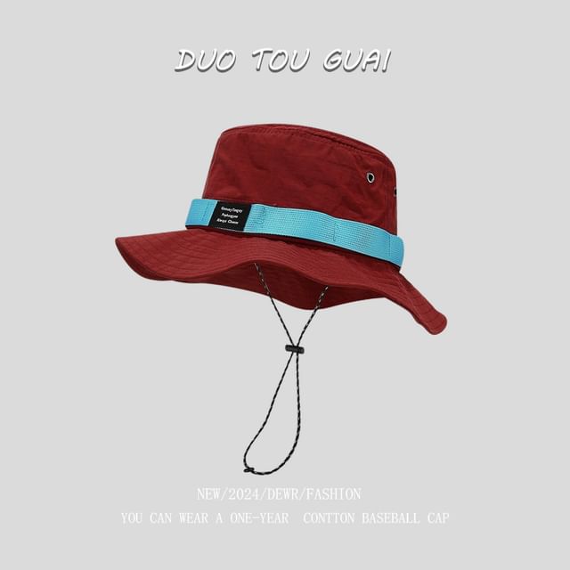 Hat Boonie Trim Contrast