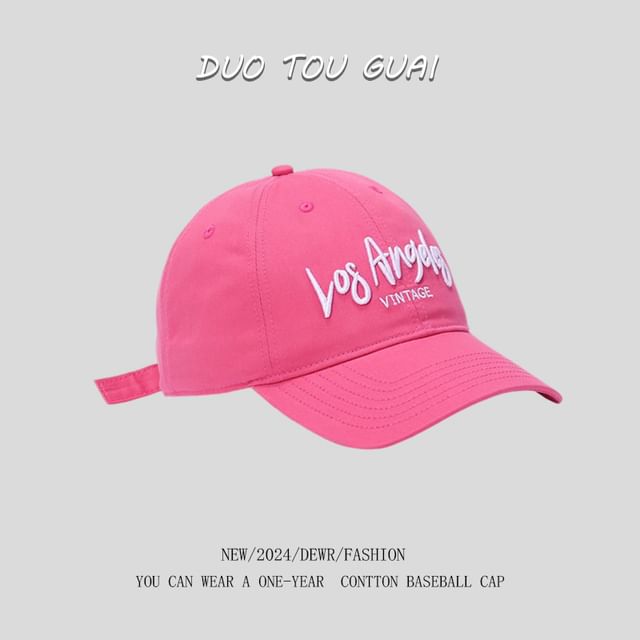 Embroidered Baseball Lettering Cap