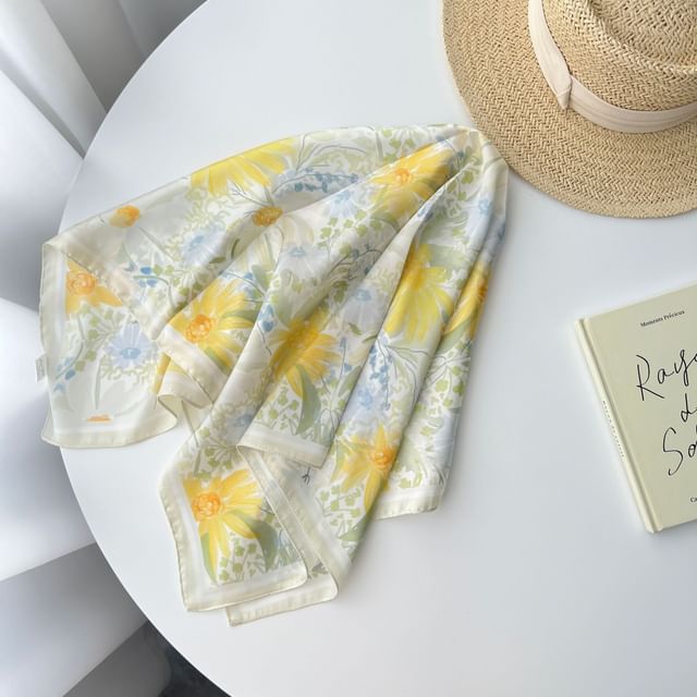 Print Neckerchief Floral