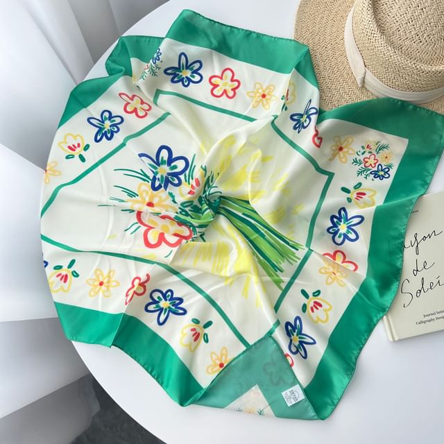 Print Neckerchief Floral