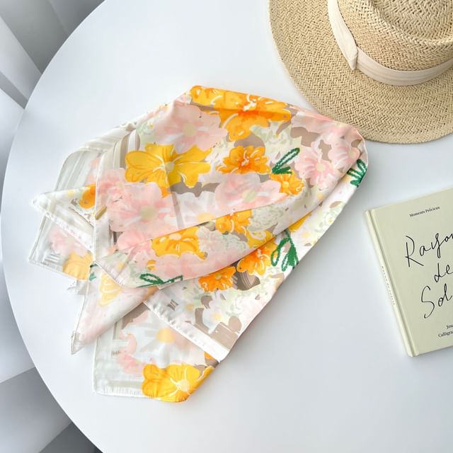 Print Neckerchief Floral