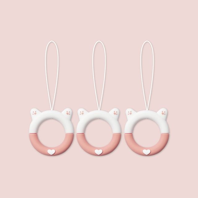 Cat Silicone Phone Charm  / Set