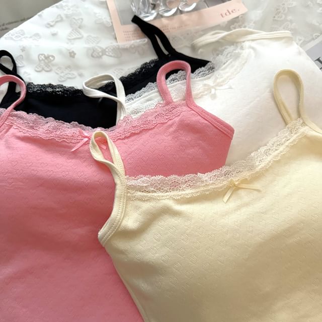 Padded Lace Camisole