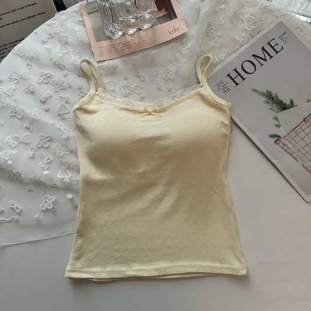 Padded Lace Camisole