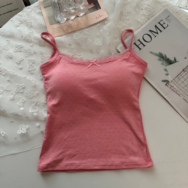 Padded Lace Camisole