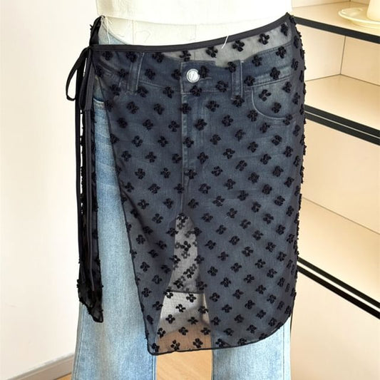 Skirt Half Lace Apron