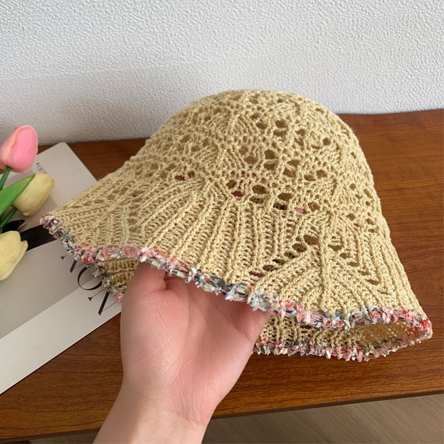 Fringed Straw Hat