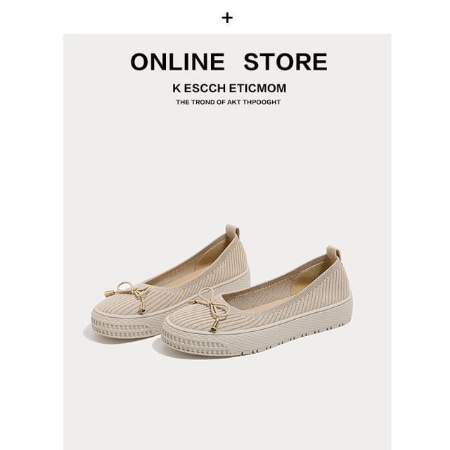 Fabric Bow Flats