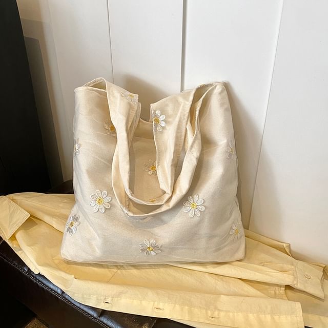 Embroidered Tote Bag