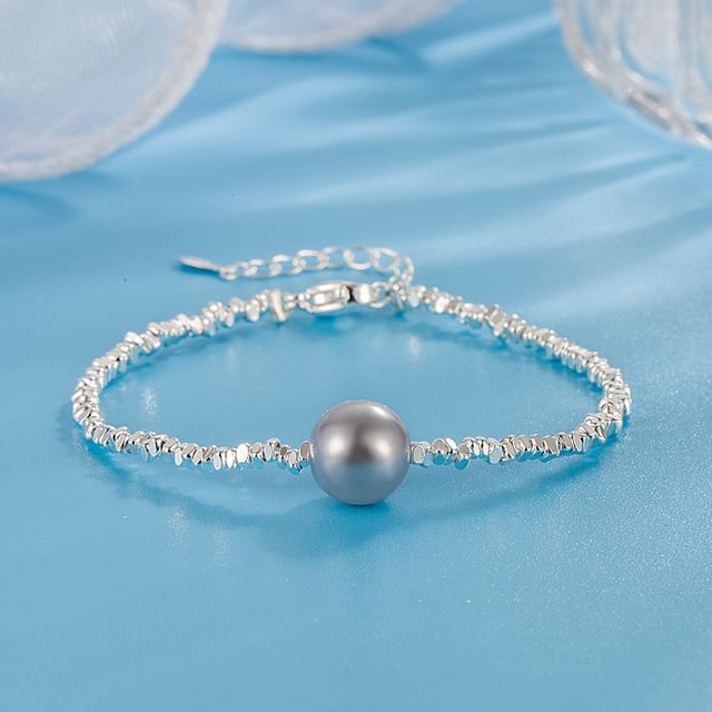 Faux Pearl Alloy Bracelet