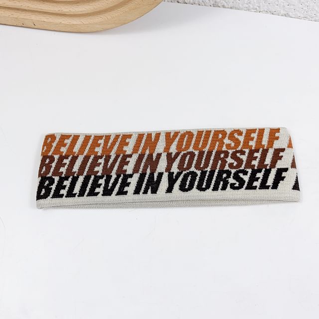 Lettering Head Band