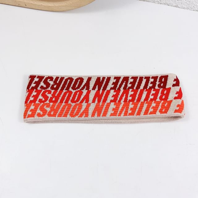 Lettering Head Band