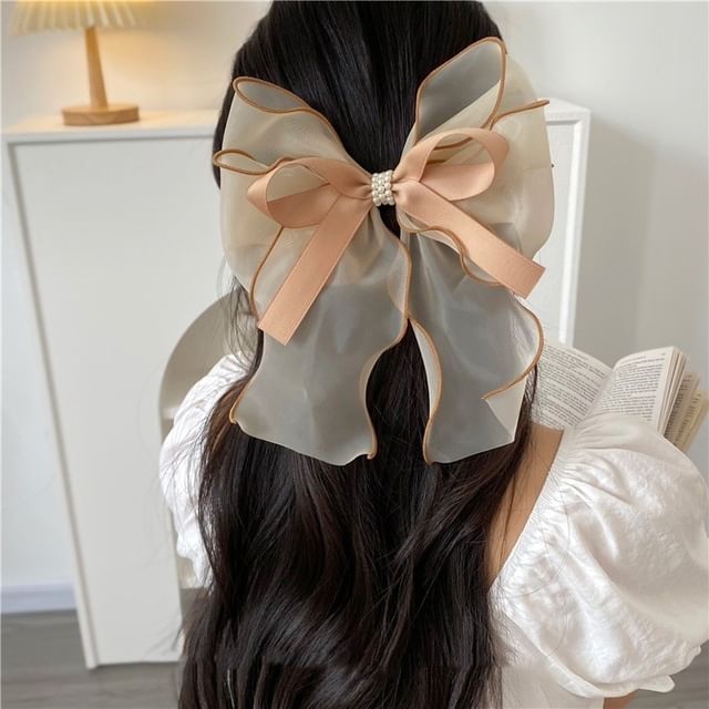 Ribbon Organza Hair Clip