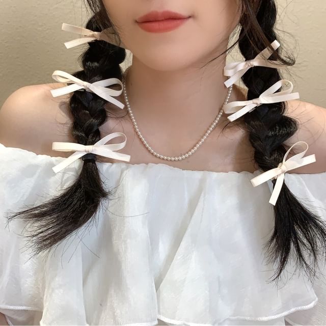 Set of 3: Ribbon Hair Clip