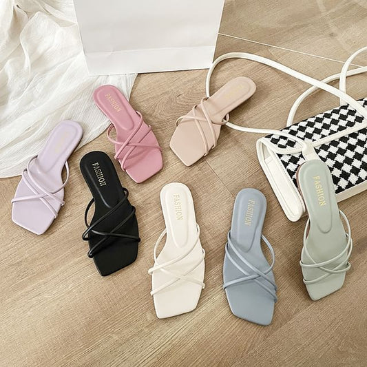 Sandals Slide Plain