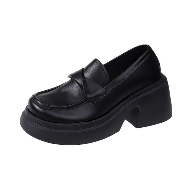 Loafers Plain Platform