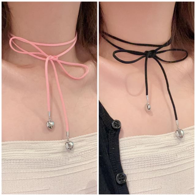 Choker Bow Heart