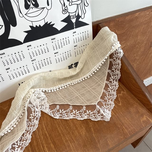 Headkerchief Trim Lace
