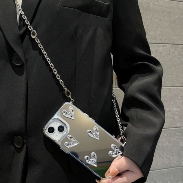 Mirrored Heart Case Phone