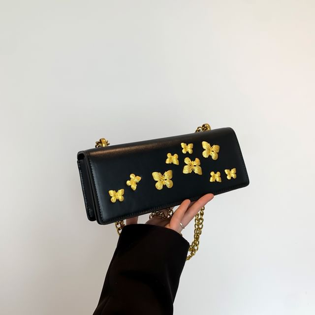 Crossbody Box Butterfly Bag Flap
