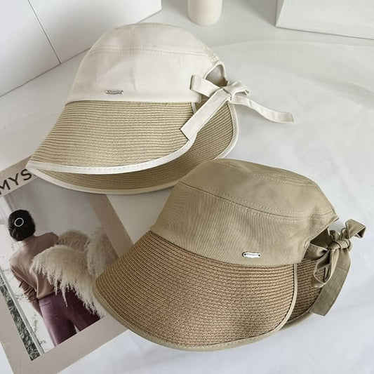 Straw Panel Sun Hat