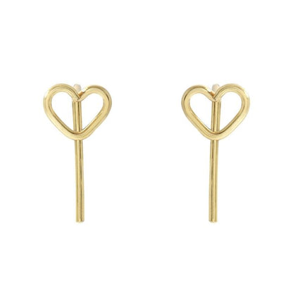 Heart Alloy Ear Jacket