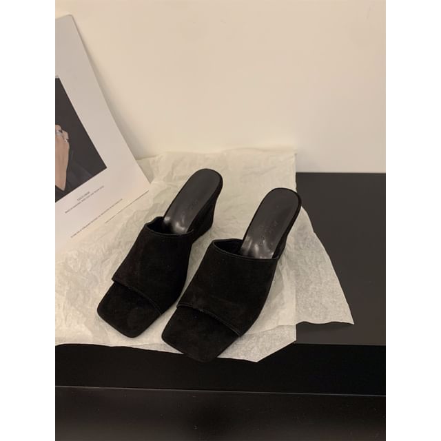 Wedge Slide Sandals