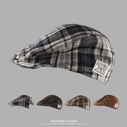 Plaid Beret