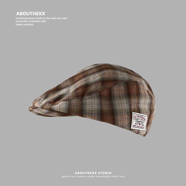 Plaid Beret