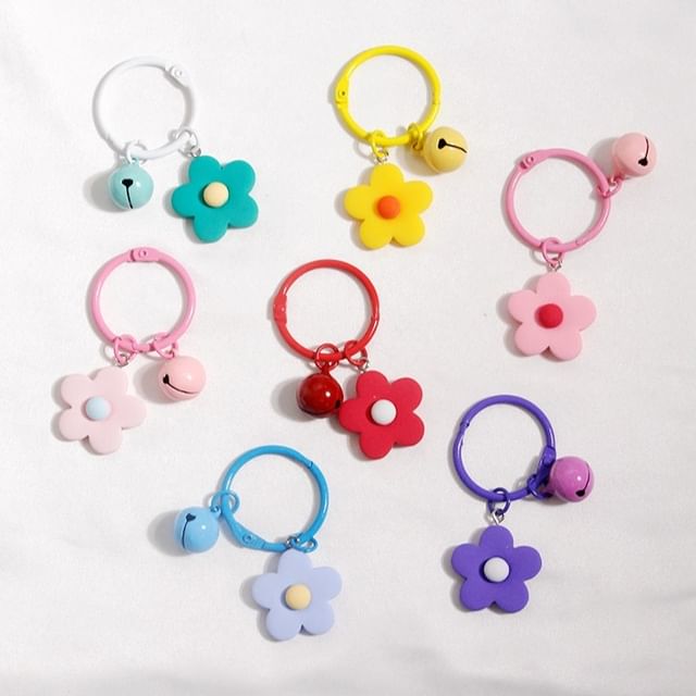 Flower Bag Charm / Key Ring