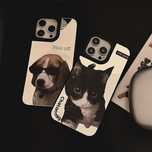 Case Mirrored Phone Animal