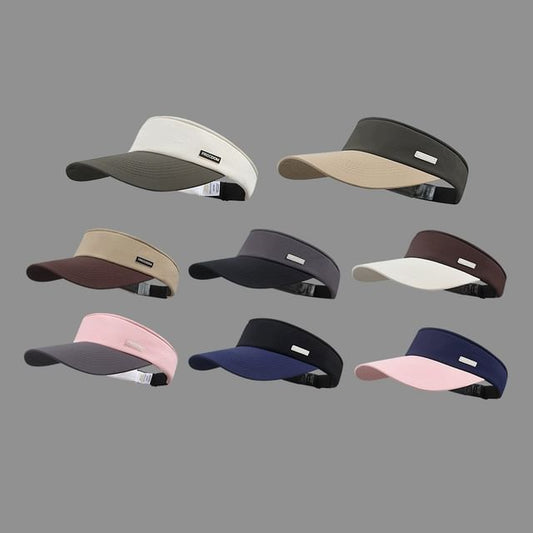 Sun Two Tone Applique Visor