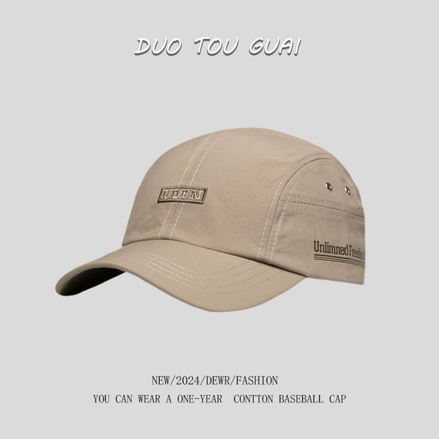 Baseball Lettering Cap Embroidered