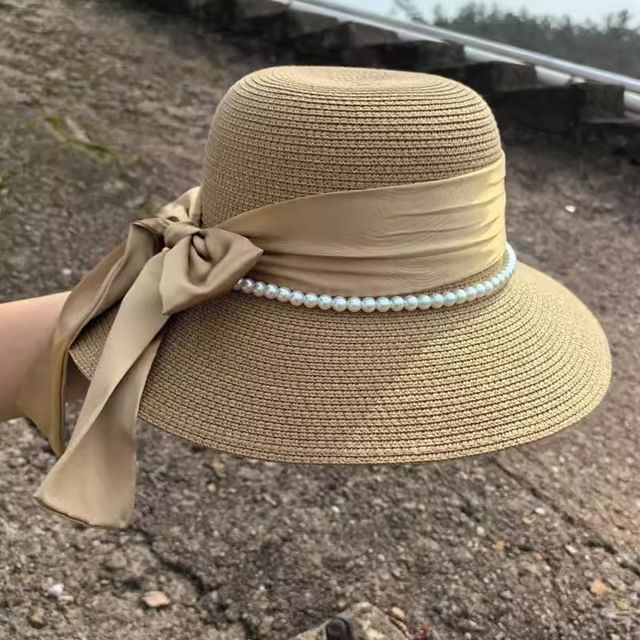 Straw Bow Hat
