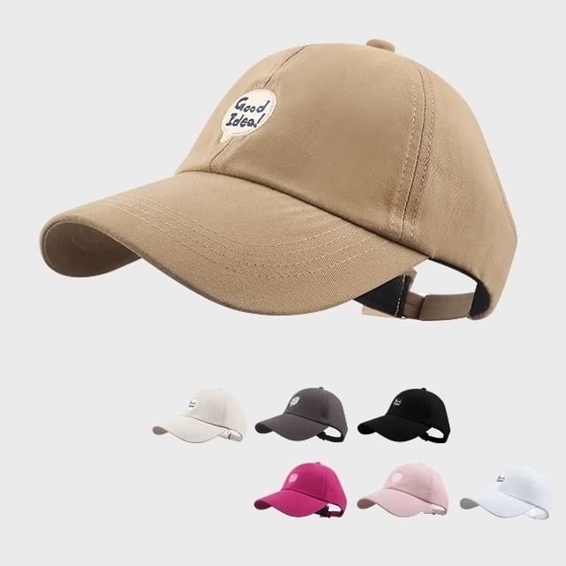 Top Embroidered Open Cap Baseball Lettering