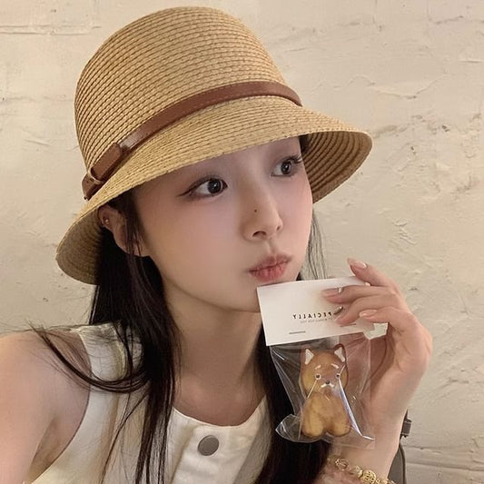 Straw Bucket Hat