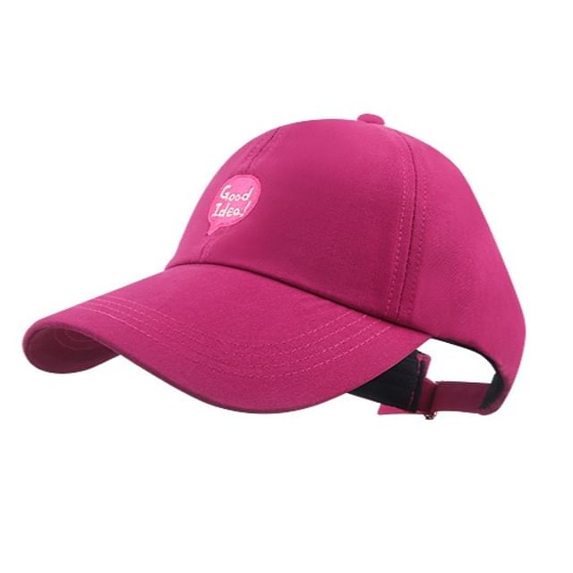 Top Embroidered Open Cap Baseball Lettering