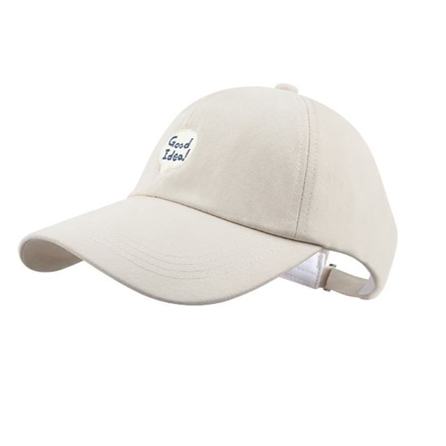 Top Embroidered Open Cap Baseball Lettering