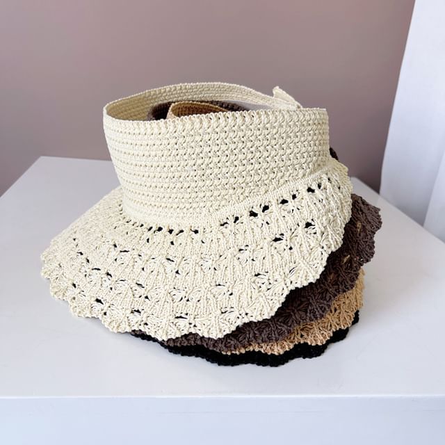 Knit Sun Visor Plain