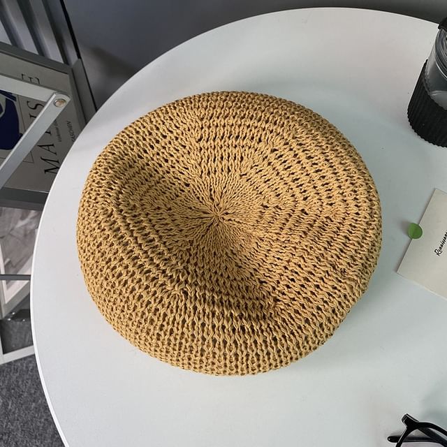Beret Plain Perforated
