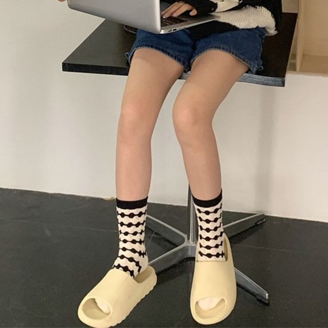 Patterned Short Socks