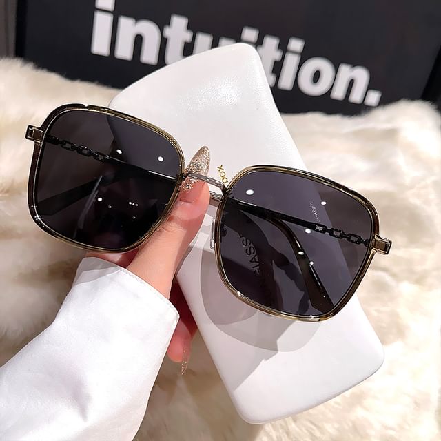 Polarized Frame Square Sunglasses