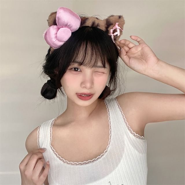 Cat Ear Face Wash Headband (Various Designs)